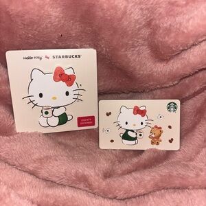 Starbucks x Hello Kitty gift cards (empty)